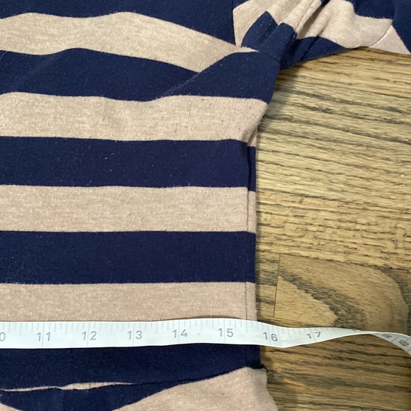 Yumi size US 6/8 purple and taupe striped dress - Picture 6 of 6